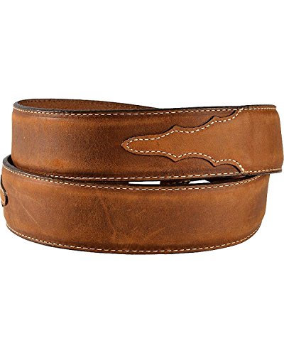 Silver Creek Men's Classic Brown Leather Belt 53709 Brown 422