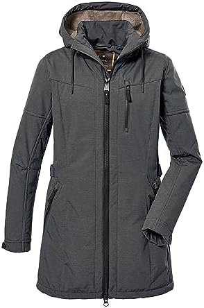 G.I.G.A. DX Damen Softshellparka mit abzippbarer Kapuze GW 46 WMN SFTSHLL PRK, midnight, 36, 40898-000