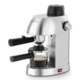 CASABREWS 3.5 Bar 4 Cup Espresso Cappuccino Machine with Milk Frother