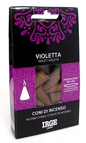 Irge Cono Incenso 12 Pz Violetta