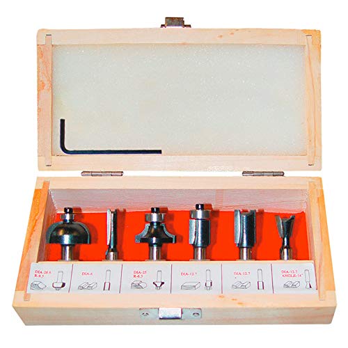 Preisvergleich Produktbild Güde Fräsersatz 6 tlg. 58315