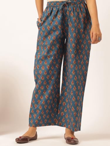 Image of Vbuyz Women's Printed & Embellished & Mirror Work Straight Cotton Stitched Kurta set | Straight Kurta Pant Dupatta | Kurta Set with Dupatta for Women | Suit Set | Ethnic Set | Printed Kurta Set