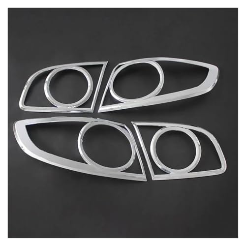 Cubierta de luz trasera con acabado cromado premium para Hyundai Santa Fe de 2008 a 2012