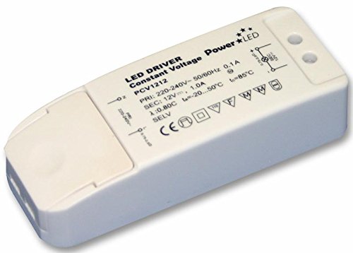 LED Driver C/V 12V 12W | AC/DC CONVERTERS LED Drivers PSU Power Supplies, 1 X Qty - PCV1212