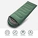 Wind Tour 3 Season Lightweight Waterproof Sleeping Bag Indoor & Outdoor for Hiking Backpacking Camping Traveling (2.2 lb | Green)