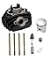 BLACKHORSE-RACING Cylinder Gasket Piston Ring Kit Set Top End Bike Compatible with Yamaha PW 80 PW80 1983-2006 Replaces OEM# 21W-11111-00-00, 1W7-11181-00-00,4AW-11351-00-00, 3E5-11631-00-97