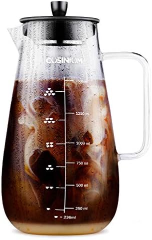 CUSINIUM Large Cold Brew Coffee Maker - 1.5 Quart Iced Coffee Maker