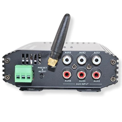 Image of B2 Audio SixTen Black 10Ch Bluetooth DSP 4V 96kHz w Floating Mount Bracket