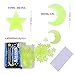 Glow in The Dark Stars for Ceiling with Moon by Boxiki Kids. Fluorescent Ceiling Stars for Kids Room Decor. Glow in The Dark Stickers for Bedrooms & Nurseries Pack of 300