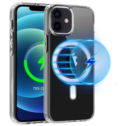 Coque magnétique pour iPhone 12 Mini S. Tedazo transparente
