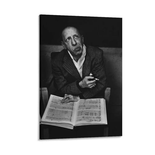 Poster Igor Stravinsky 60 x 90 cm pour habiller un mur vide avec art et modernité