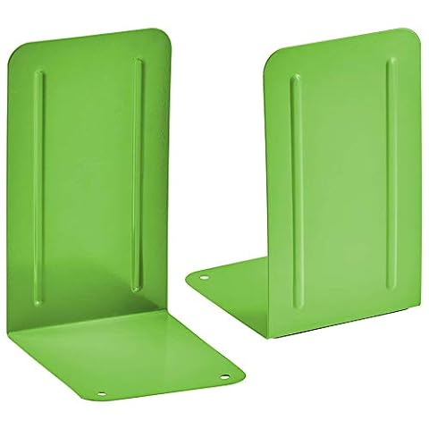 Acrimet Premium Buchstützen aus Metall Rutschfest Schwerlast (Grüner Zitrus ) (1Paar)