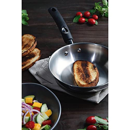 Frigideira Tramontina Inox Fundo Triplo Solar Silicone 24cm