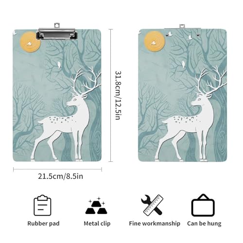 Porte Document Avec Clip A4 Prise De Note Fluide Pour Bureau Et Chantier