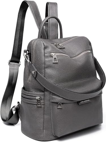 Image of Teen Girl Fashion Backpack Purses Multipurpose Design Handbags and Shoulder Bag Faux Leather Travel bag Casual Backpack With Shoulder printed Strap
