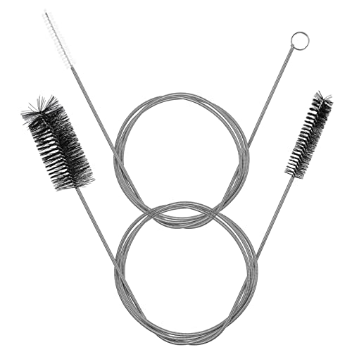 minkissy Drain Tools Set 2 Pcs Long Reach Flexible Tube Cleaning Brush for Sink Kitchen HVAC