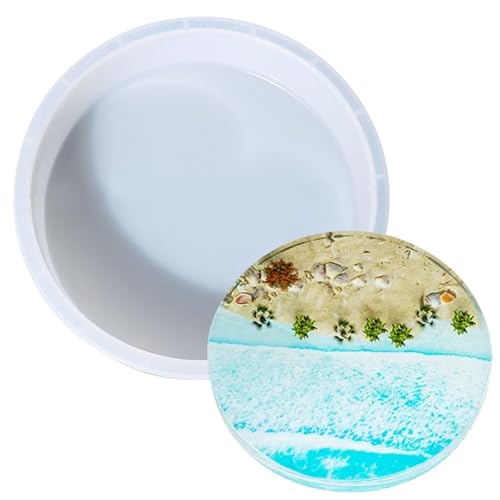 Moule silicone résine durable 25,4 cm pour table d'artisanat d'art - 8