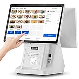 ● SYSTÈME DE POINT DE VENTE PROFESSIONNEL TOUT-EN-UN : La caisse enregistreuse est équipée d'un écran tactile de 15,6 pouces, offrant une haute définition et une résolution standard de 1366 x 768 pixels. L'écran principal est inclinable et les perforations du ventilateur assurent une dissipation thermique optimale.