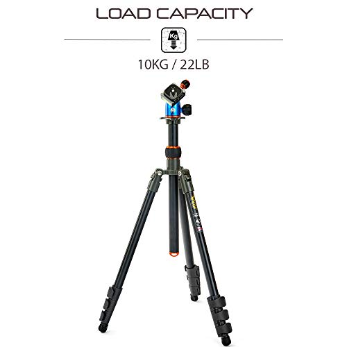 3 Legged Thing Patti Flip Lock Magnesium Alloy Tripod & Tripod Ballhead - Blue/Black (Patti) #TOP2