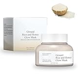 Rice Mask, Ground Rice and Honey Glow Mask, Ground Rice and Honey Glow Mask Pore Sebum Care, Pore Sebum Care for Dry Sensitive (1PCS)