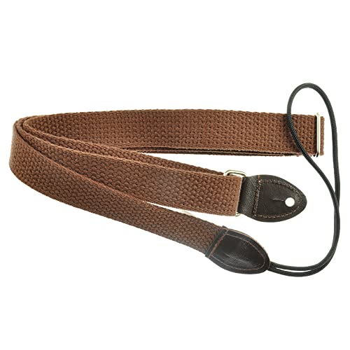 Souldier FMDA0000BR04DB - Handmade Fabric F-Style Mandolin Straps, 1 Inch Width and Adjustable Length, Brown