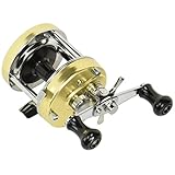 AbuGarcia (アブガルシア) アンバサダー (Ambassadeur) 5500CS ロケット シャンパンゴールド 右巻き ダブルハンドル バス ライギョ ナマズ トップウォーター丸形リール