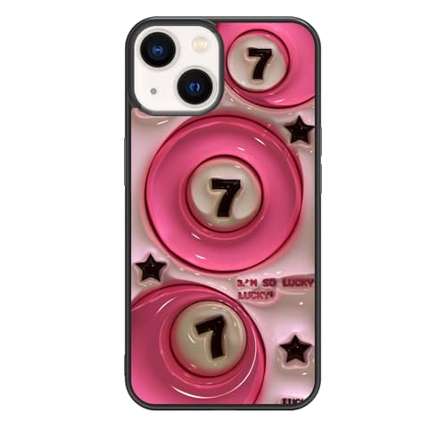 qizjio Lucky Jelly Phone Case Shockproof Protective for iPhone 15