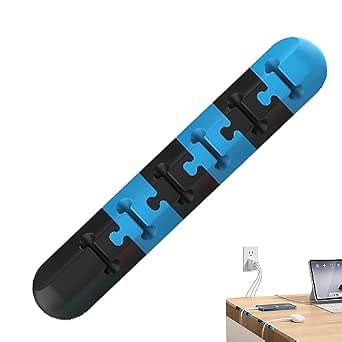 Organisateur Câbles HUBEI - Serre-Câbles Silicone Avec Adhésif 3M