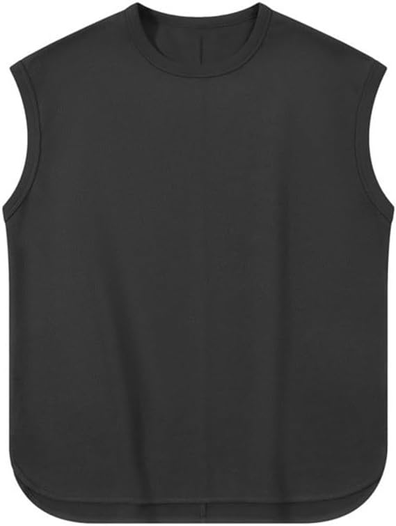 Sleeveless Vest T-Shirt Loose Japanese Vintage Camisole Vest for Men
