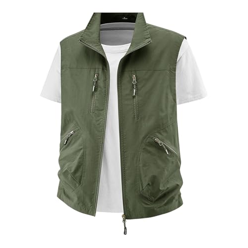 Chaleco de verano para hombre ligero fino softshell transpirable