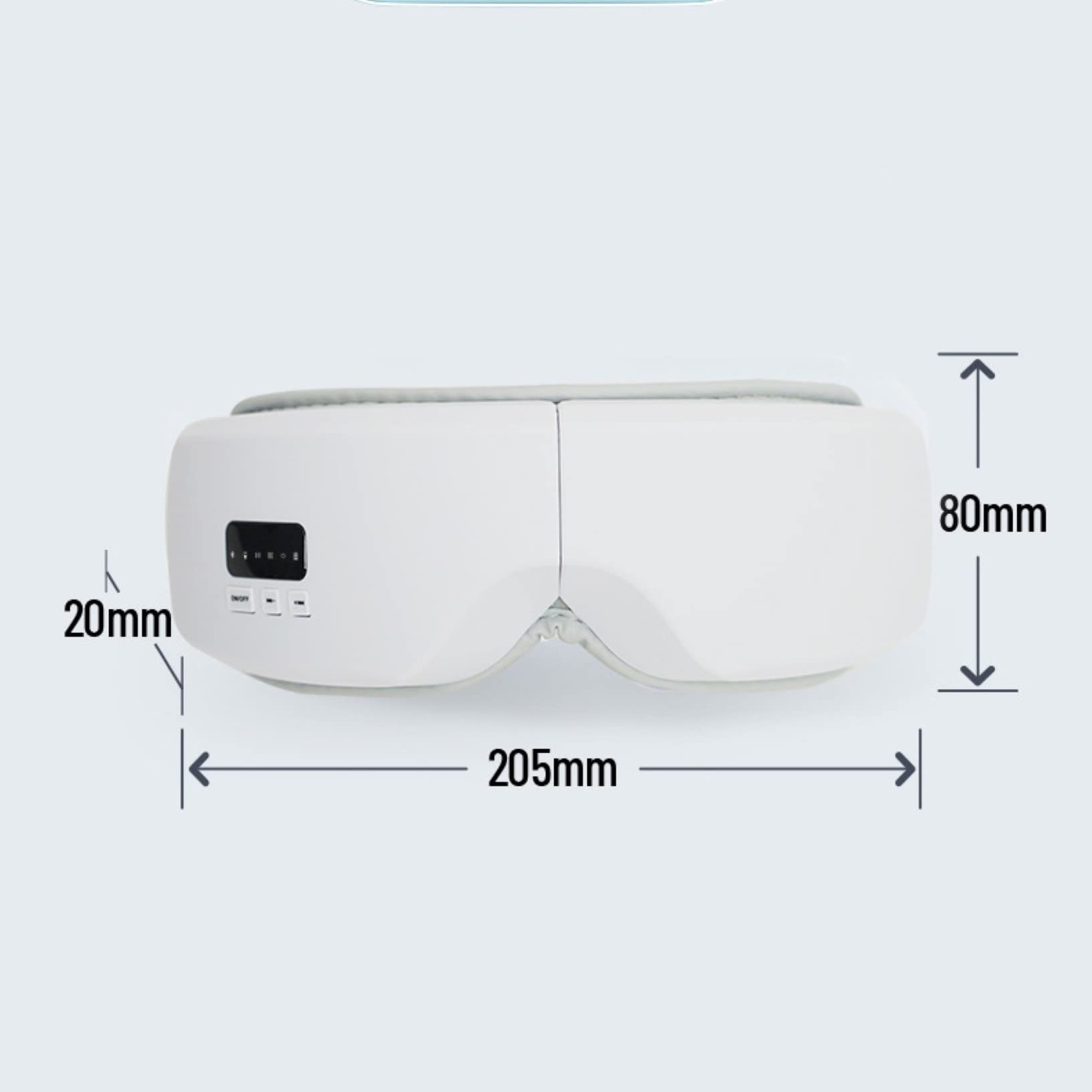 Masajeador De Ojos con Calor Y Vibración con Bluetooth Protector De Ojos Recargable para Aliviar La Fatiga Ocular Y Las Ojeras