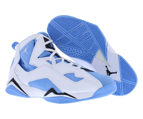 Image of Jordan Mens Basketball Shoes White University Blue Black