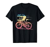 Vélo de course vintage rétro cycliste vent contraire T-Shirt