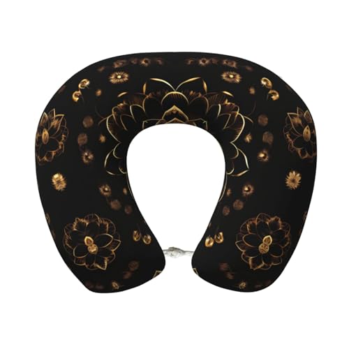 Almohada semicircular de poliéster para viaje miniatura 1