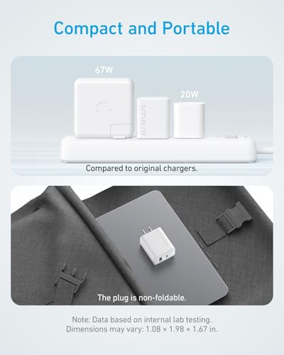 Image of Anker iPhone 17 /16 Charger, 2-Pack 20W Fast USB C Charger Block, for iPhone 17 /16 /16 Pro Max /15 Series /iPad Pro and More (2 Pack & 2 Cable) (White)