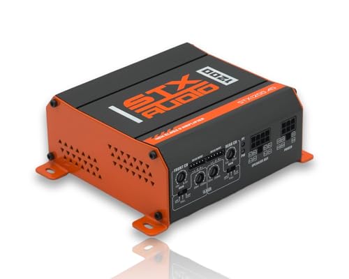 STX Audio STX1200.4D 1200-Watt 4-Channel Class D Bridgeable Amplifier, 75W RMS Per Channel, MOSFET Circuit Design, Adjustable LPF and HPF Filters for Car Audio Systems by STX Audio - Image 3