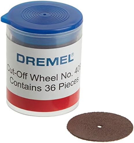 Dremel 409 Cut-off Wheel, 15/16" (23.8 mm) diameter, .025โ (0.6mm) disc thickness, Cutting Rotary Tool Accessory (36 Pieces)