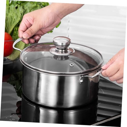 Faitout ragoûts nouilles plats mijotés en casserole acier inoxydable - 4