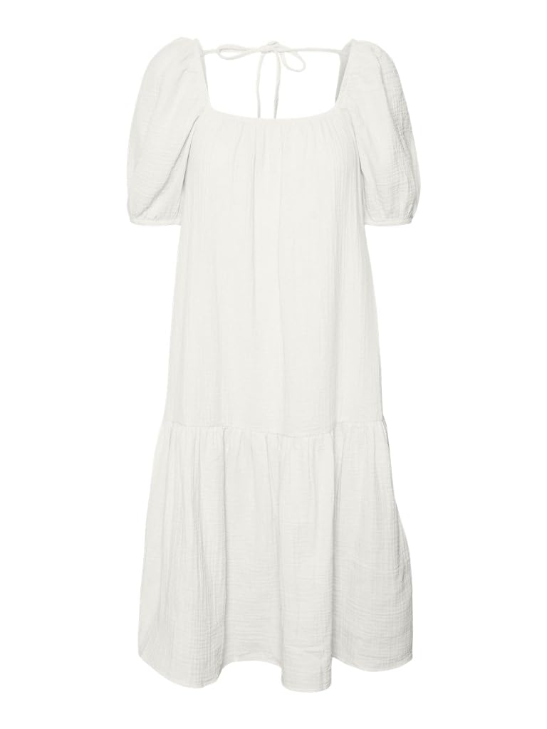 VERO MODA Women's Dress, Snow White, M
