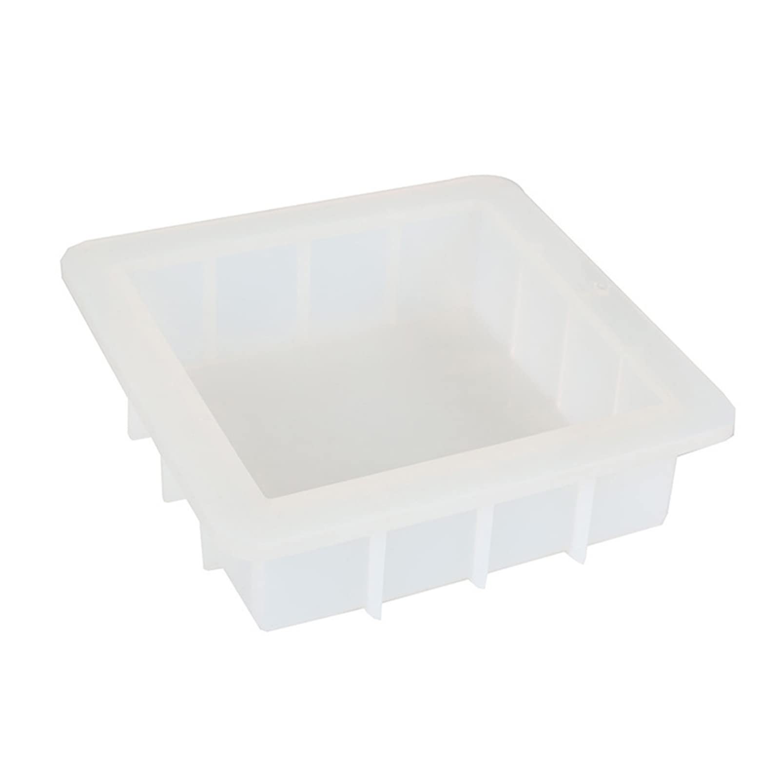 Tsophreniq 6inch Square Silicone Mold Project Soap Plaster Chocolate Baking Tool Supplies Silicone Mold for Baking