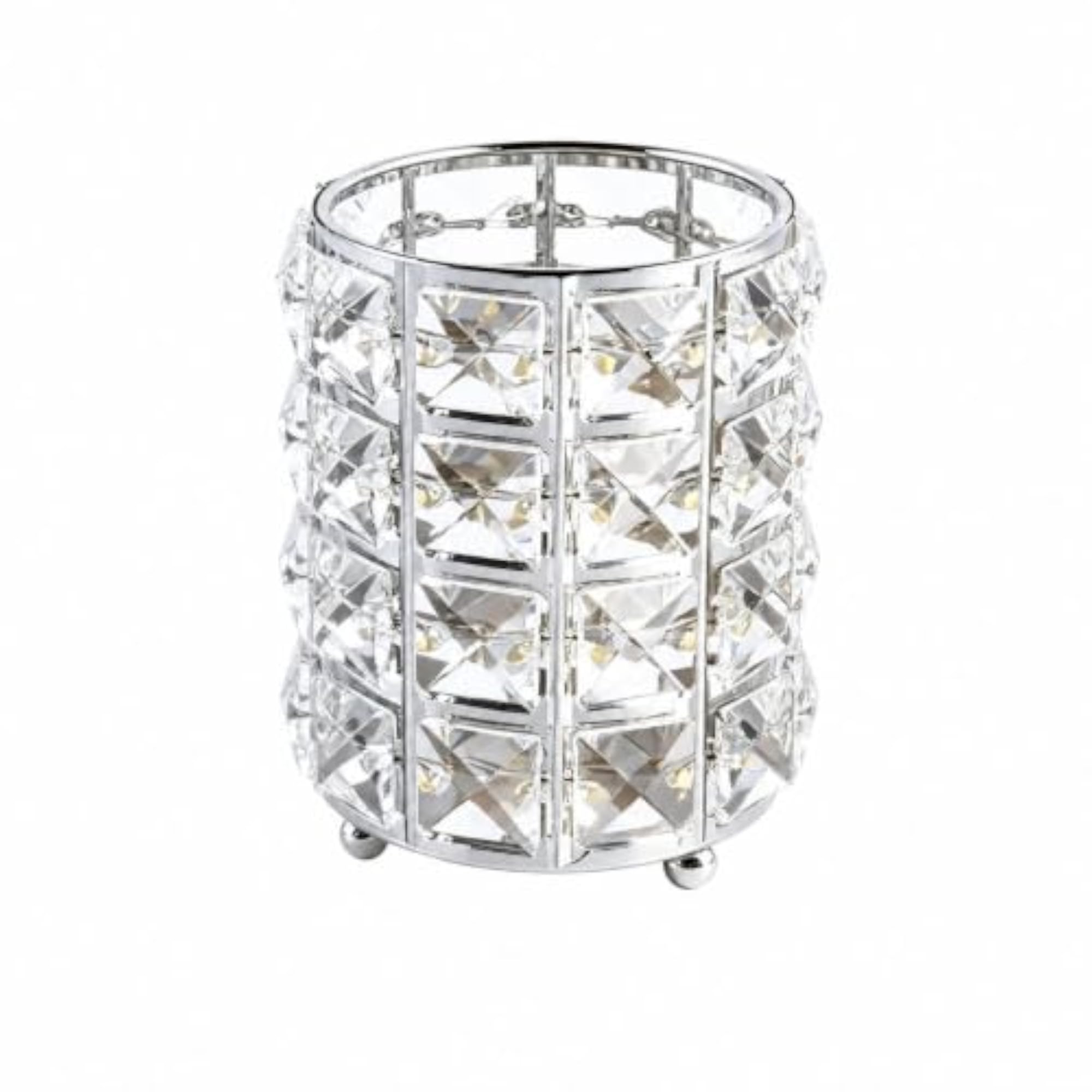Transparent Cosmetic Organizer with Iron Frame