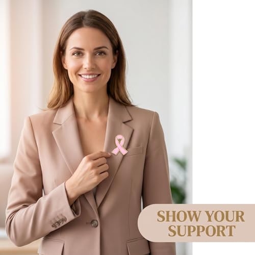 Image of Awareness Enamel Lapel Pin - Nickel and Gold Plated Ribbon Pin - Prevention and Awareness Ribbon - Jewelry Brooch Pin with Secure Clutch Back
