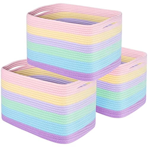 MINTWOOD Design 3-Pack Storage Baskets and Cube Bins for Shelves,...