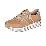 Remonte Damen D1310 Halbschuhe, beige, 39 EU
