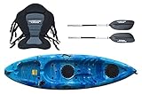 Cambridge Kayaks ES, Rocky Azul Solo Kayak, RIGIDO,