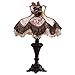 Lampe De Table Moderne Antique Abat-Jour Cloche Lampes De Table Décor Vintage Éclairage De Bureau Résine Corps De Lumière 11 Pouces De Haut 22 Pouces De Large Pour Chambre À Coucher Dortoir