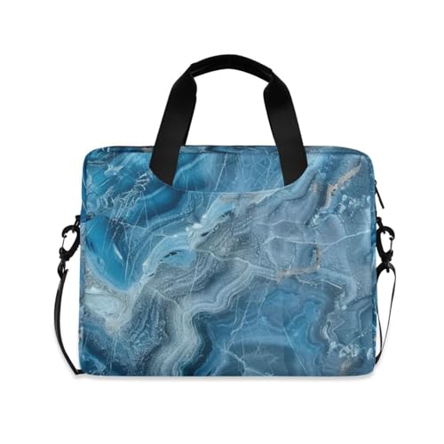 Funda portátil para laptop 15.6 pulg con asa y correa azul