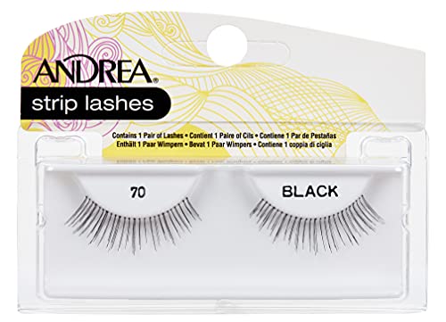 Andrea False Eyelashes Strip Lashes, Style 21 Black #TOP12