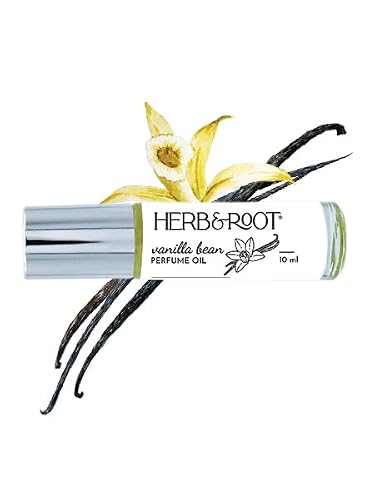 Herb & Root Vanilla Perfume Oil Rollerball: Vegan, Unisex Fragrance