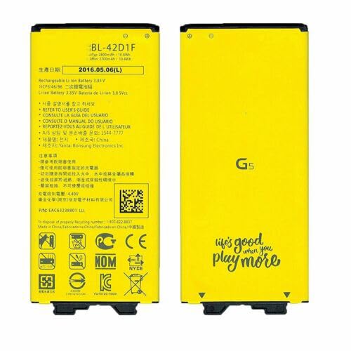 Batería BL-42D1F para LG G5-2800 mAh - Li-Ion - 3.85V